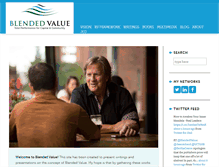 Tablet Screenshot of blendedvalue.org